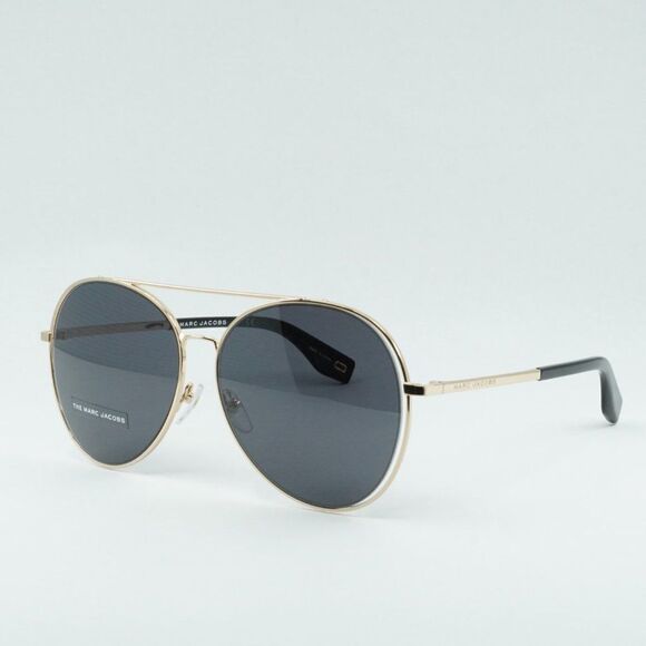 Marc Jacobs Gold Frame Sunglasses with Black Lenses main image 9